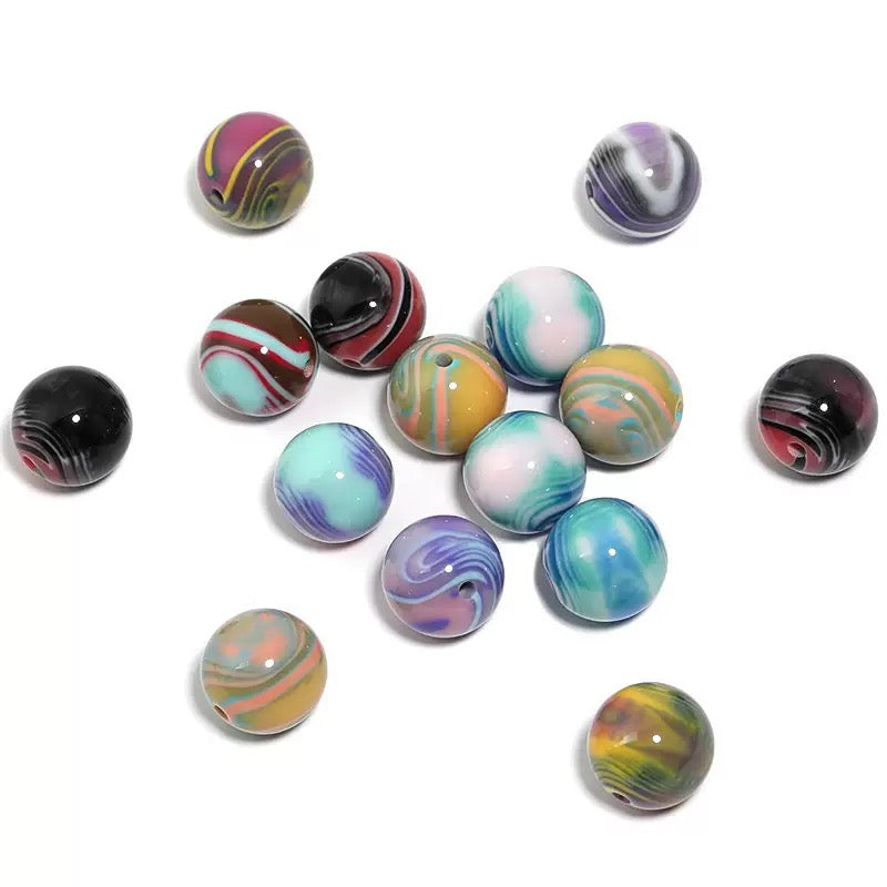 DIY beads for pen keychain