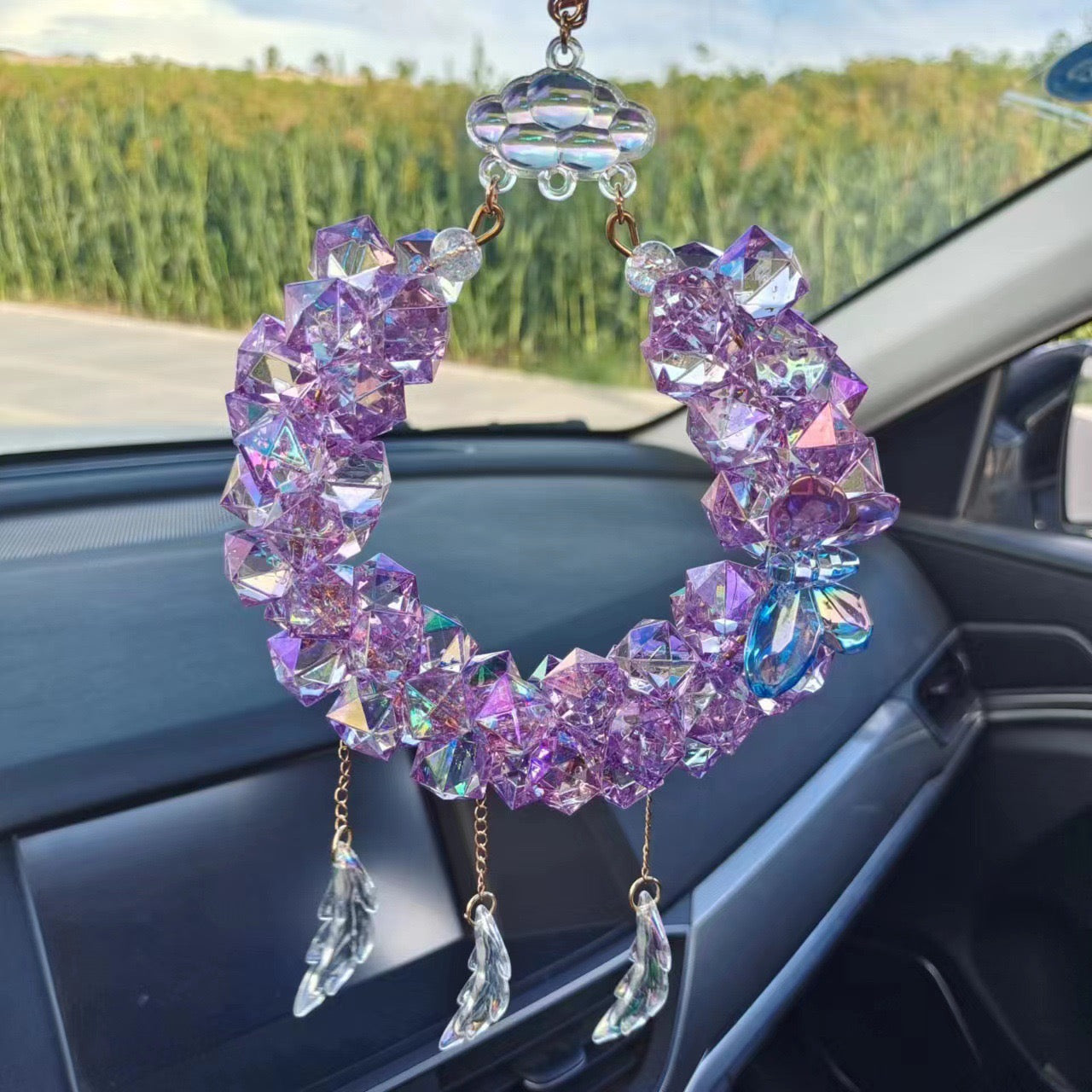 Crystal colorful Car accessories