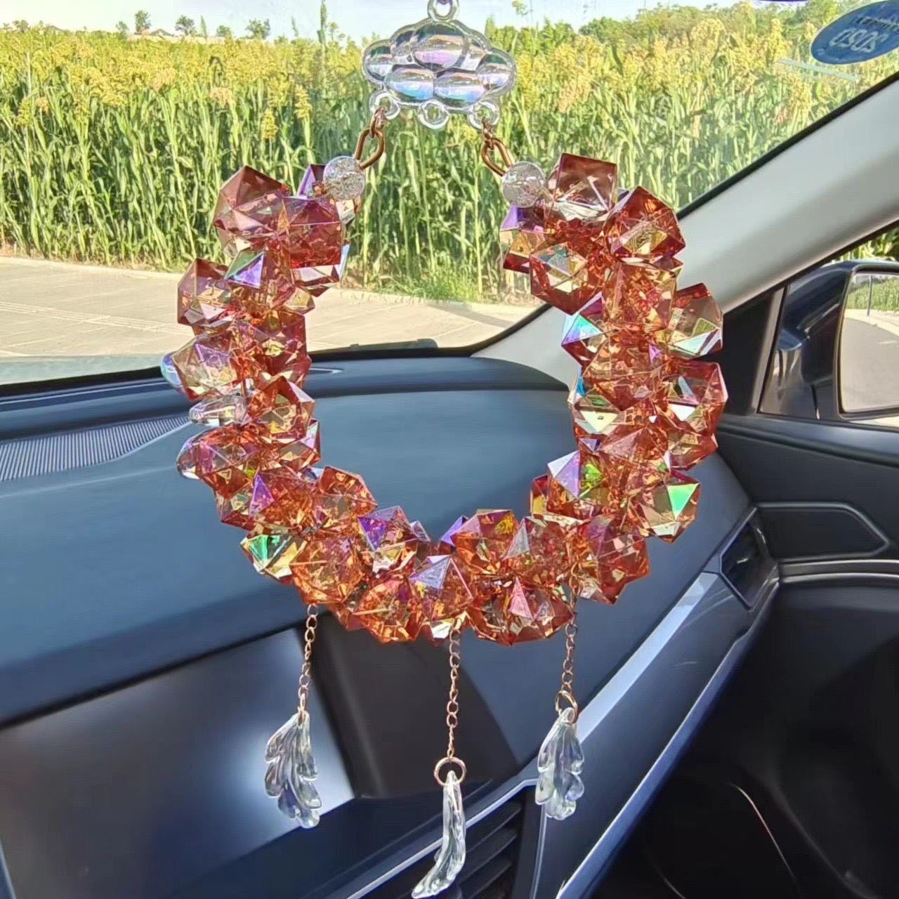 Crystal colorful Car accessories