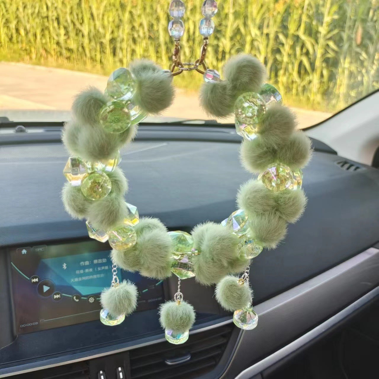 Crystal colorful Car accessories